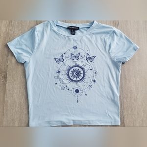 Moon and butterfly top